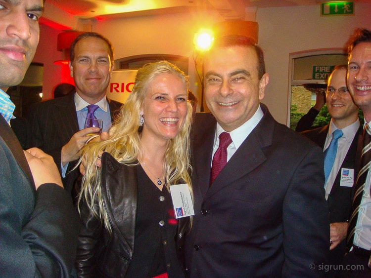 Sigrun and Carlos Ghosn June 2008