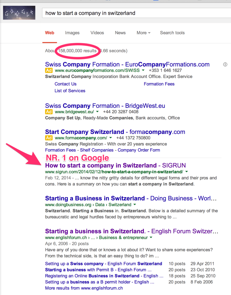 How I got my blog post on the first page on Google