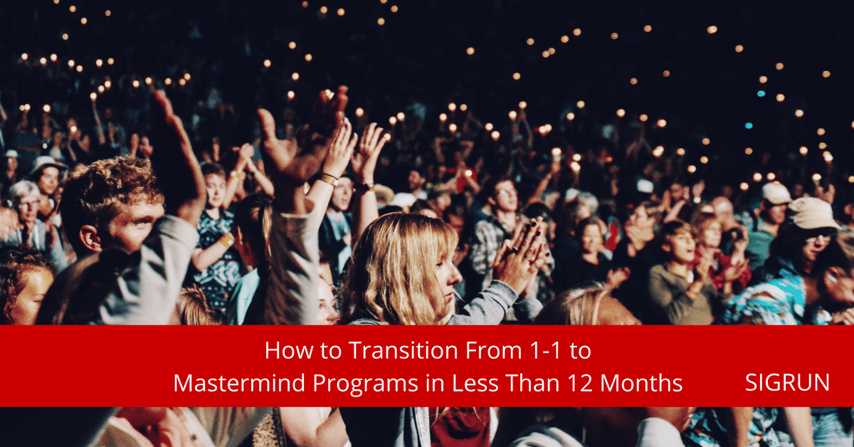 How to transition to mastermind programs