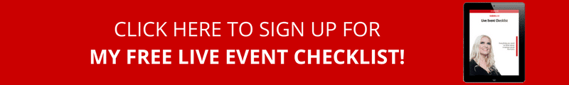 Download my Live Event Checklist now!