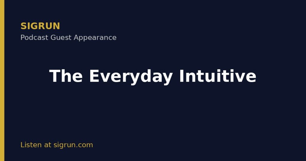 Sigrun guest appearance on The Everyday Intuitive podcast